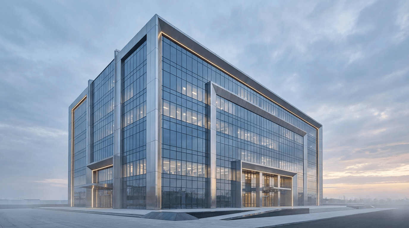 Construction site in final completion stages