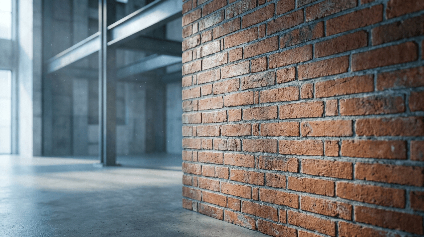 Interior fit-out installation with drywall and flooring